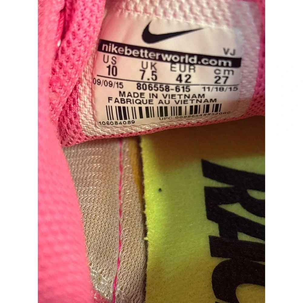Nike Zoom Rival S 8 Track Spikes Pink White Racing Shoes 806558-615‎ Womens 10